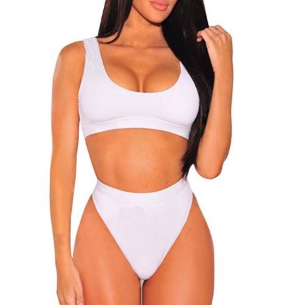 Brand new high waisted swim set!